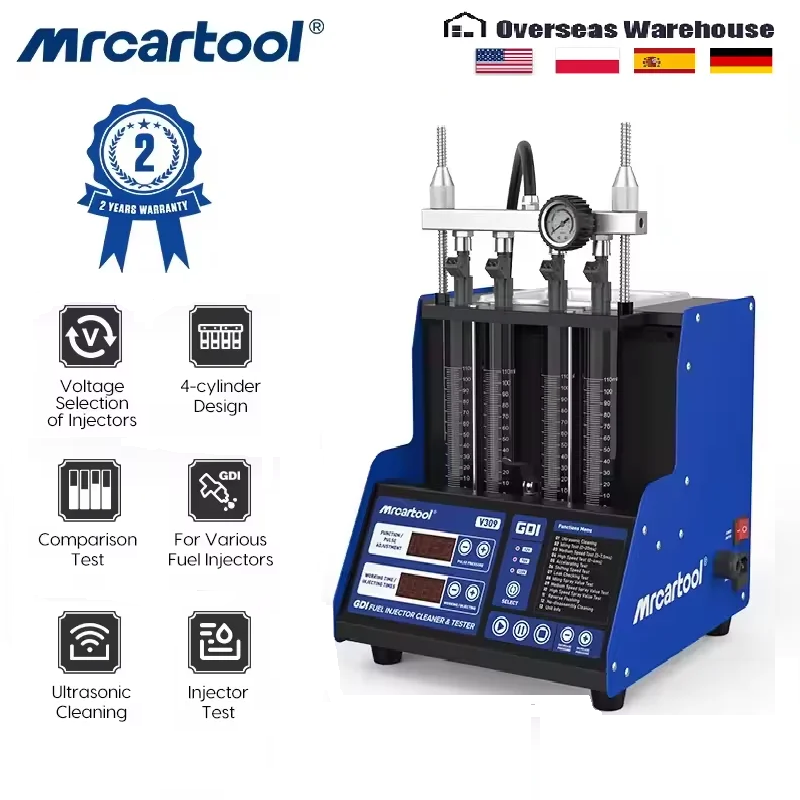 MR CARTOOL GDI Очиститель и те – обзор и цена Fuel Injector Tester