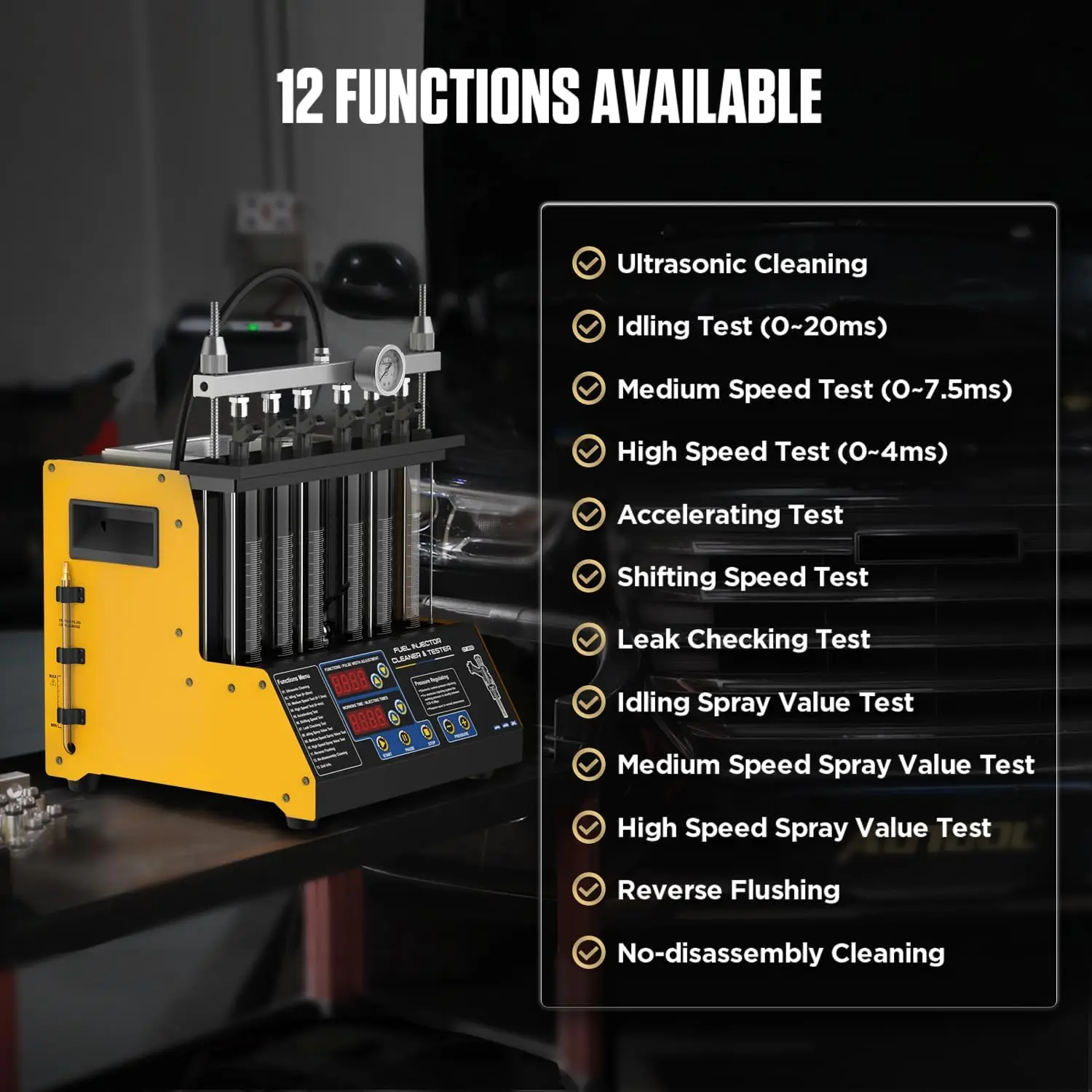 Тестер-очиститель форсунок CT2 – обзор и цена Fuel Injector Tester