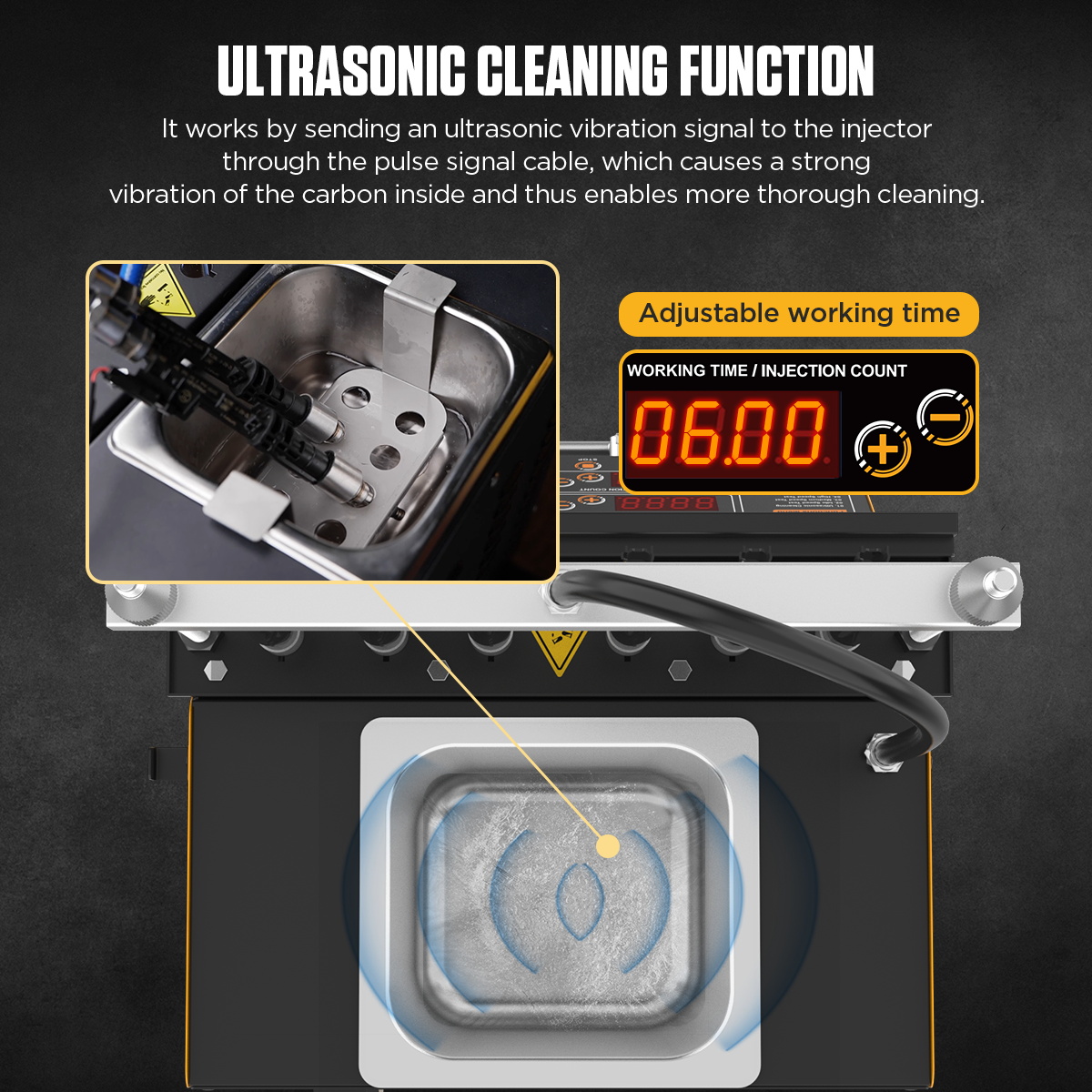 Ультразвуковой очиститель и те – обзор и цена Fuel Injector Tester